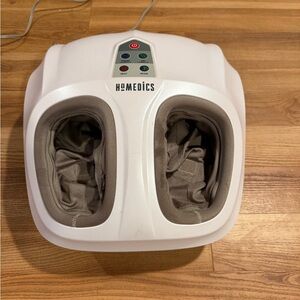 Homedics White and Gray Foot Massager